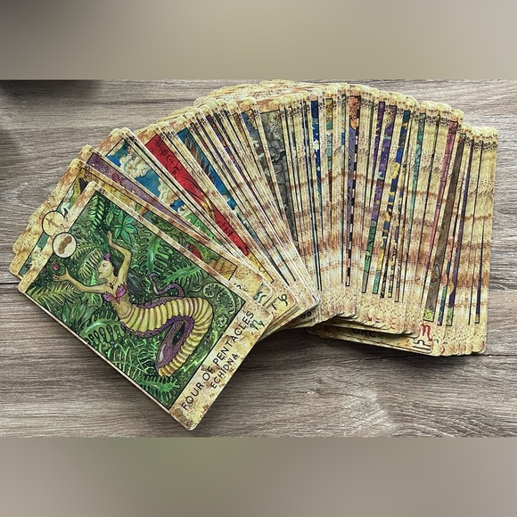 NWOT SPENCER’S TAROT CARDS Standard 72 Card Deck 22 Major & 56 Minor Arcana - Picture 4 of 4